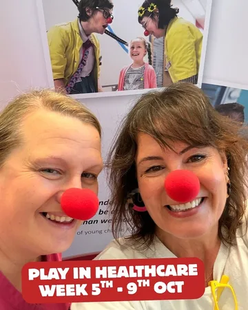Celebrating Play in Healthcare Week! 😀 Today we are at the Royal Hospital for Ch