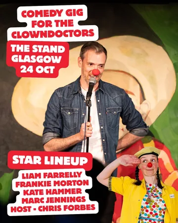🔴 COMEDY GIG FOR THE CLOWNDOCTORS 🔴 Meet the comedians joining our Glasgow line-