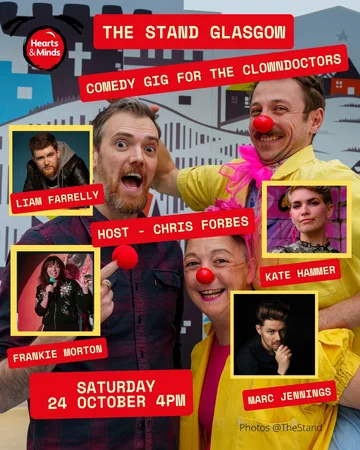 🔴 COMEDY GIG FOR THE CLOWNDOCTORS 🔴 1 week to go! 🎤 🤣 We're counting down to an 