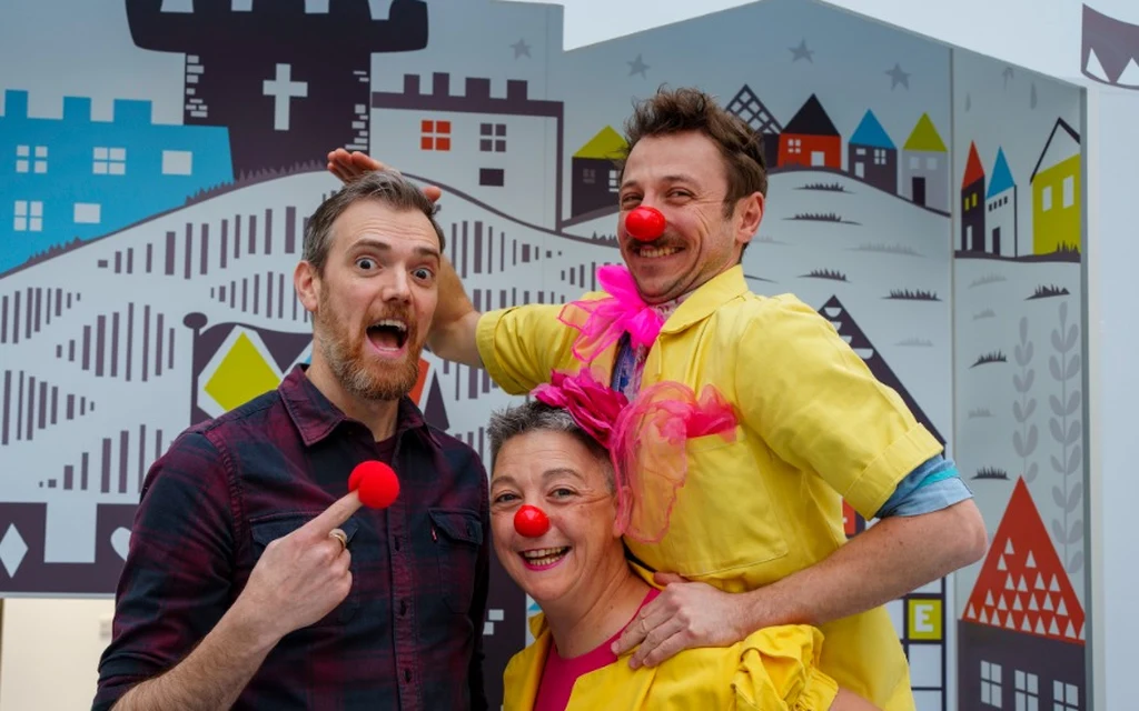 Chris Forbes with Clowndoctors