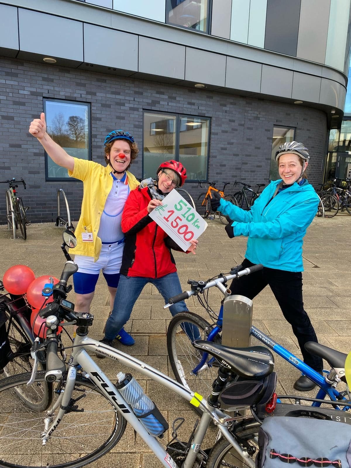 Congratulations to Lorrane on her epic cycling challenge for Hearts & Minds.