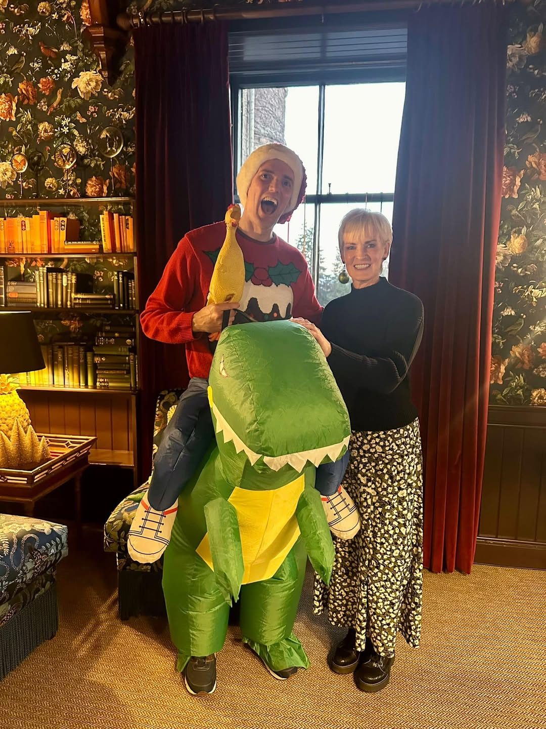 Festive fun at Cromlix with Judy Murray and Chris Forbes in support of Hearts & Minds event photo