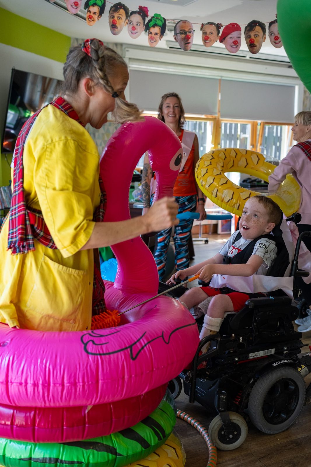 CHAS hold Olympic celebrations for the Clowndoctors event photo