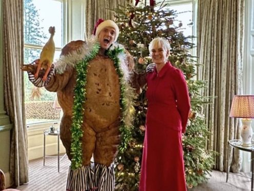 Festive fun at Cromlix with Judy Murray and Chris Forbes in support of Hearts & Minds