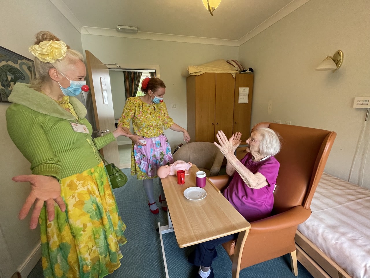 The Elderflowers deliver smiles to residents in care homes as part of new project