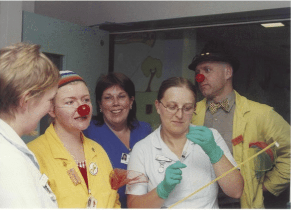 Hearts & Minds early clowndoctor visit