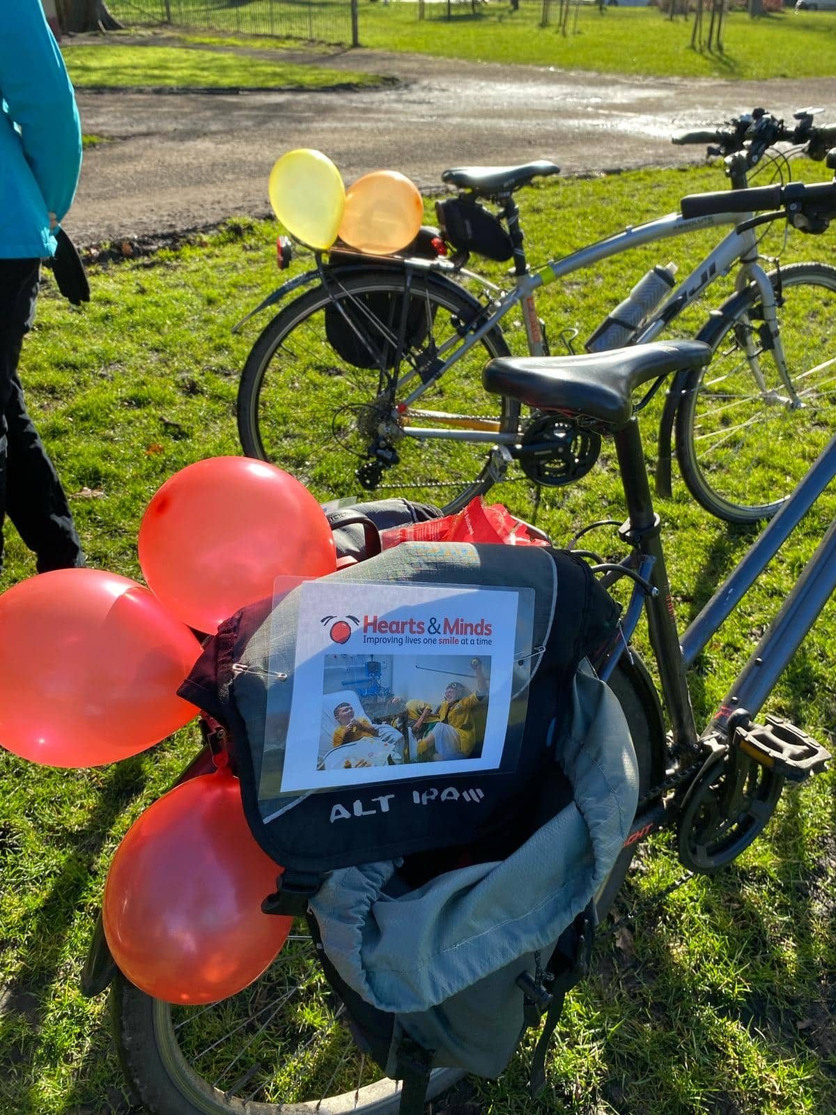 Congratulations to Lorrane on her epic cycling challenge for Hearts & Minds. event photo